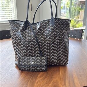 Goyard Black St. Louis GM Tote Handbag 
Brand new- Never Been worn
